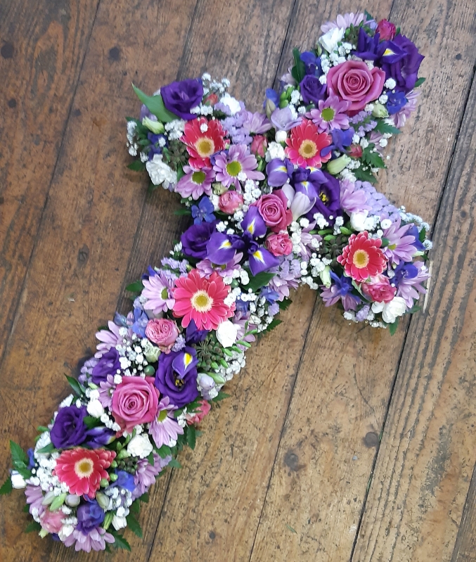 Mixed Flower Cross