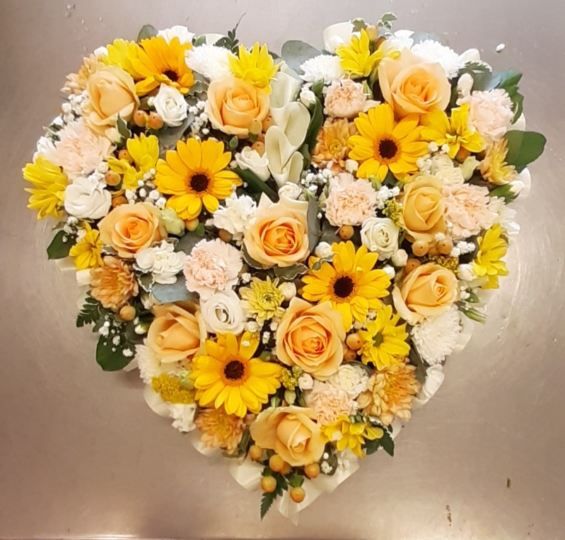 Heart Mixed Flowers