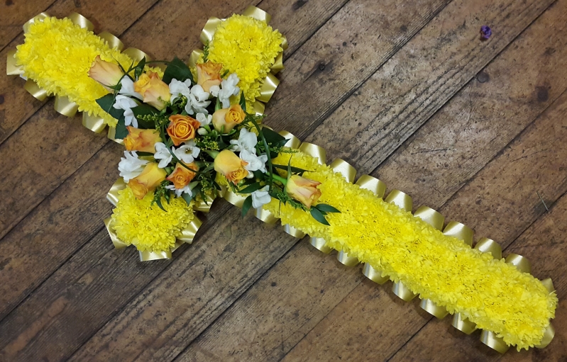 Based Flower Cross