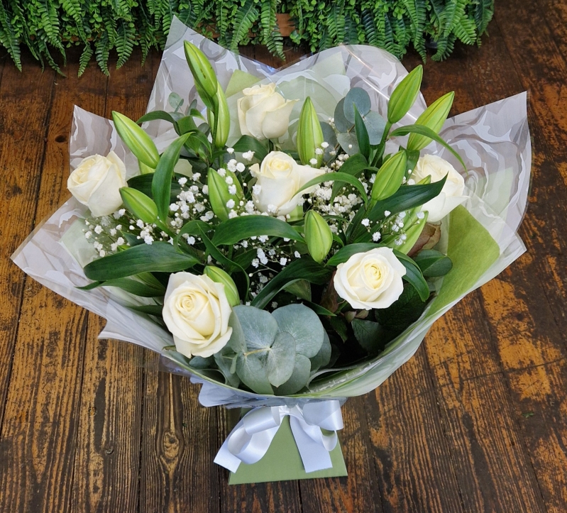 Rose & Lily Bouquet (various colours)
