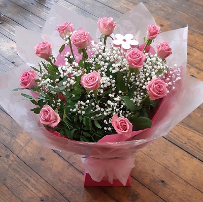 Pink Rose Bouquet