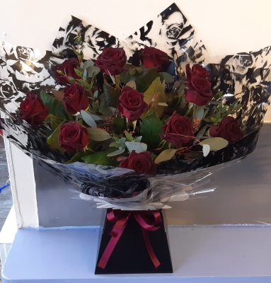 Black Rose Bouquet