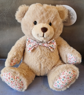 Brown Floral Teddy