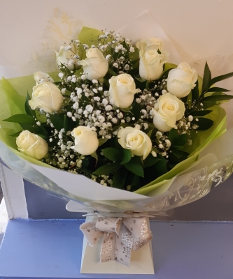 White Rose Bouquet