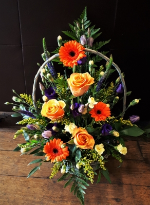 Yellow, Orange & Purple Basket