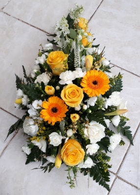 Yellow and White Single Ended Spray
