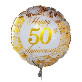 Gold Anniversary Balloon