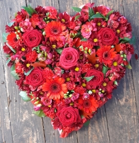 Heart Mixed Flowers