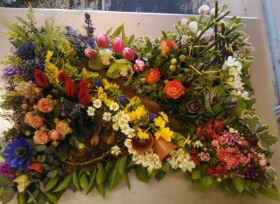 Mixed Flower Pillow