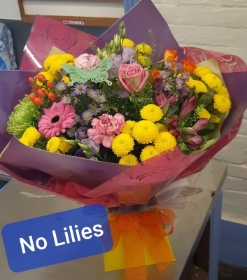 No Lilies Aqua Bouquet