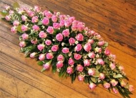 Rose Coffin Spray