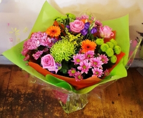 Vibrant Aqua Handtied