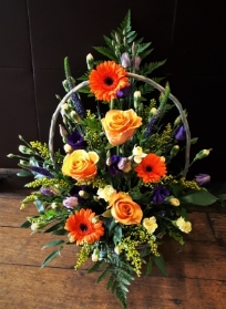 Yellow, Orange & Purple Basket
