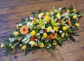 Yellow and Orange Coffin Spray